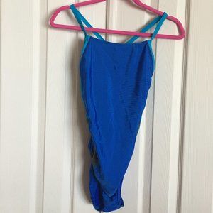 Speedo Racing Back Swimsuit - Blue (NWT)